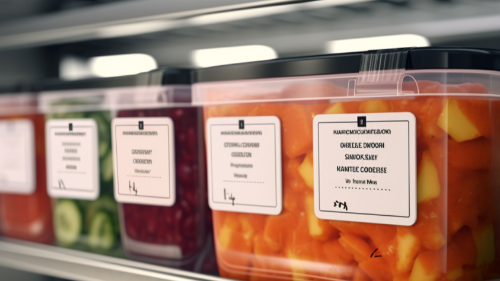Guide till märkning och skrivare för livsmedelsberedning